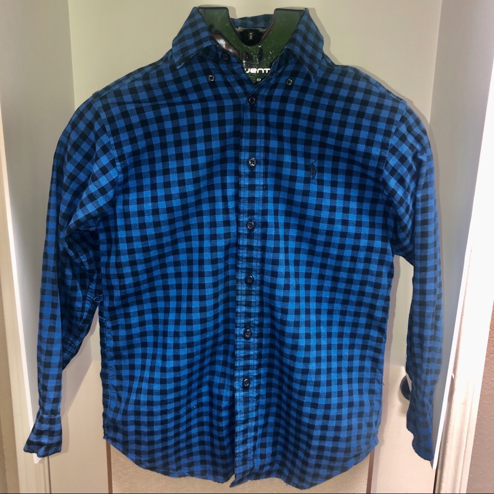 POLO Ralph Lauren Button-Down S 8 Blk/Blue